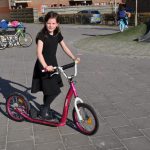 Veilig fietsen in de binnentuin - Hamertje-Tik Kinderdagverblijf, Kinderopvang en buitenschoolse opvang in Beijum, Groningen.